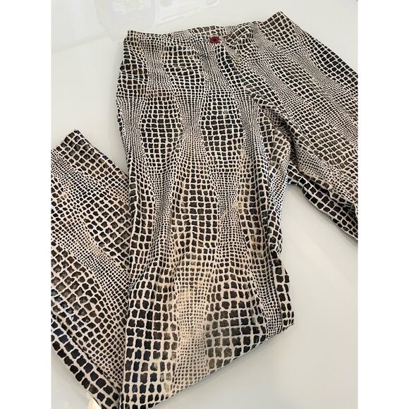 Women’s Snake Print Pants Boot Flare Women’s size XS - Picture 2 of 9